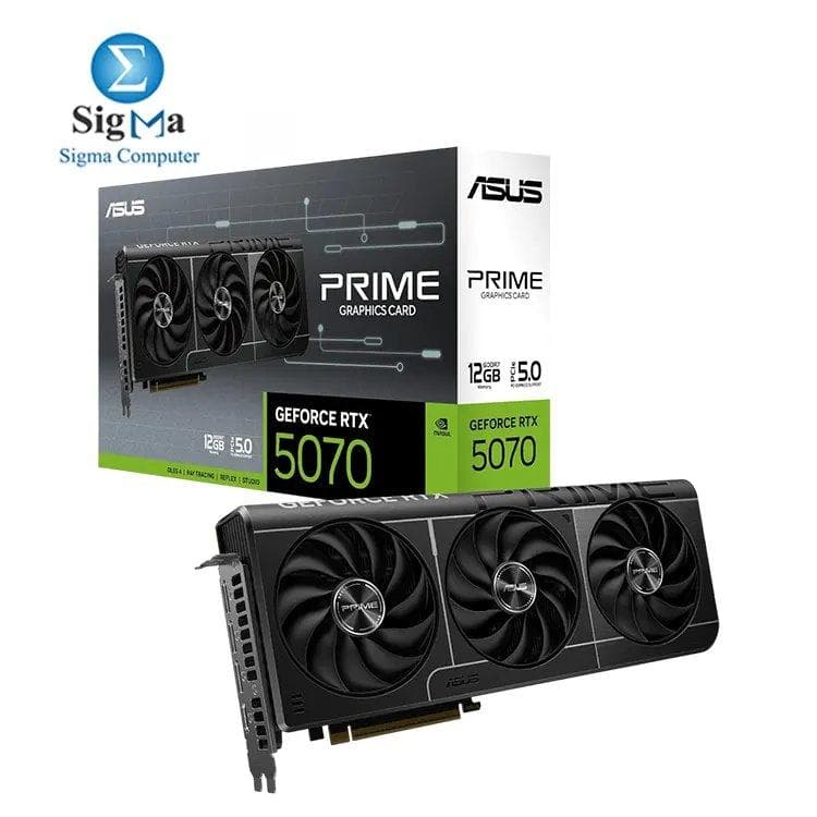 ASUS Prime RTX5070  OC 12GB GDDR7 (Triple Fan)
