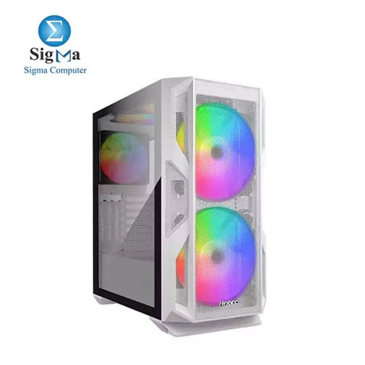 كيسة جيمنج Antec NX Series NX800 أبيض ARGB Mid Tower E-ATX بـ 5 مراوح (2x200 مم) (3x140 مم)