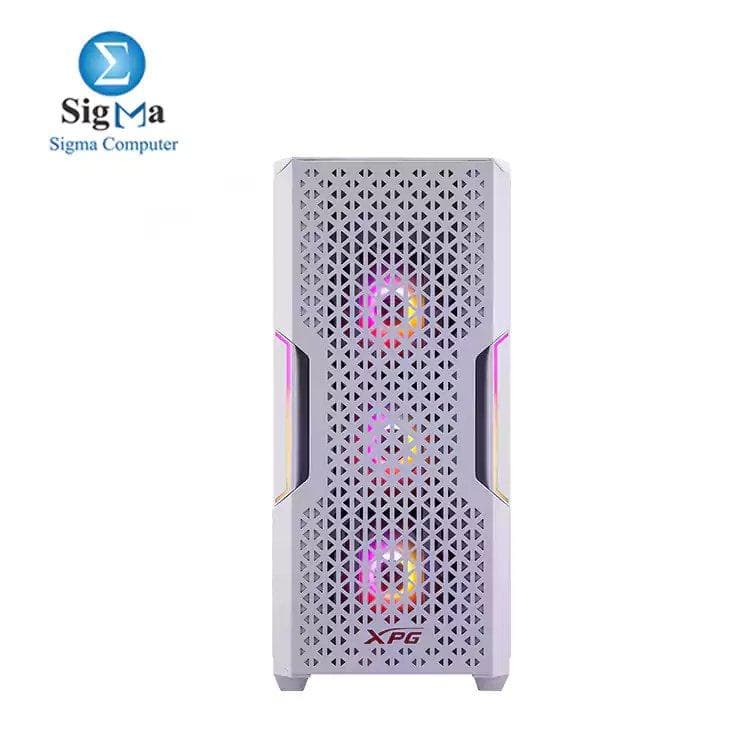 كيسة كمبيوتر XPG STARKER AIR Compact Mid-Tower {1 مروحة ARGB - 1 مروحة} أبيض