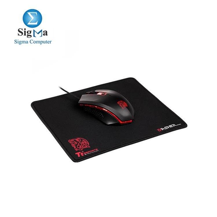 كومبو ماوس جيمنج ثيرمالتيك Tt e SPORTS Talon X 3200DPI RGB مع ماوس باد