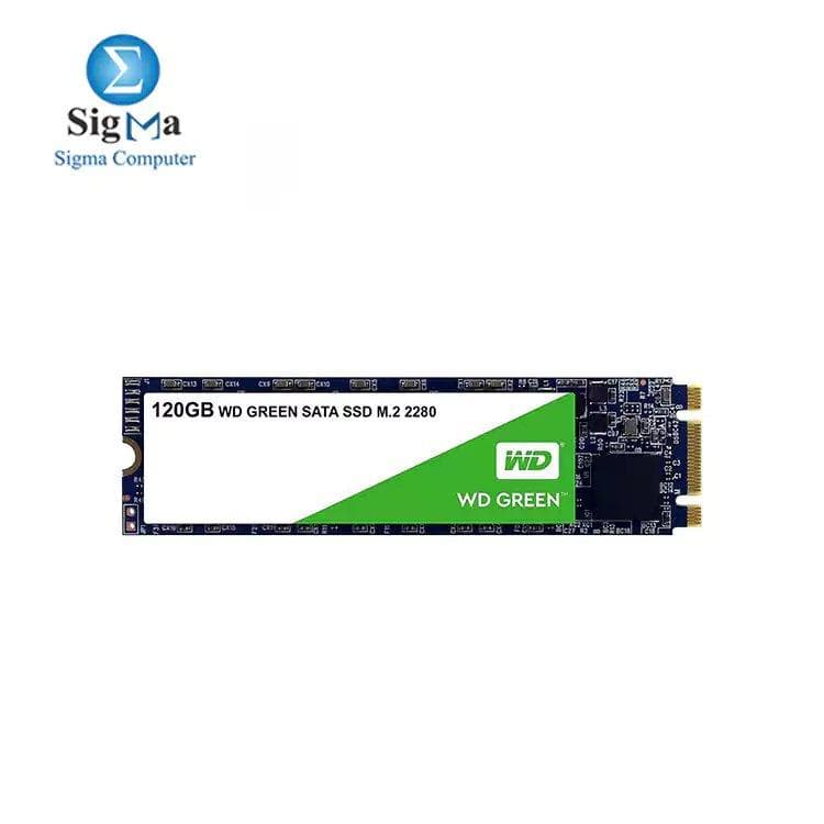 ويسترن ديجيتال Green 120GB SSD للكمبيوتر - SATA III 6Gb/s M.2 2280 هارد SSD - WDS120G2G0B
