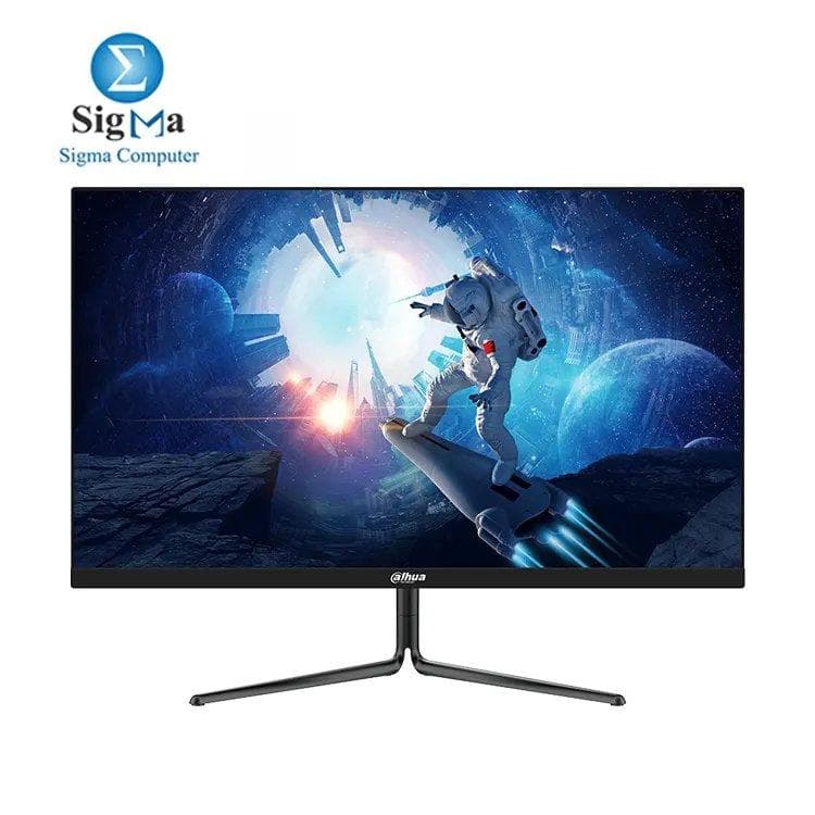 شاشة داهوا Dahua LM24-E231 مقاس 23.8 بوصة FHD IPS، تردد 180Hz، استجابة 1ms، سطوع 300 nits، ألوان 100% sRGB، مداخل DP & HDMI، دعم VESA