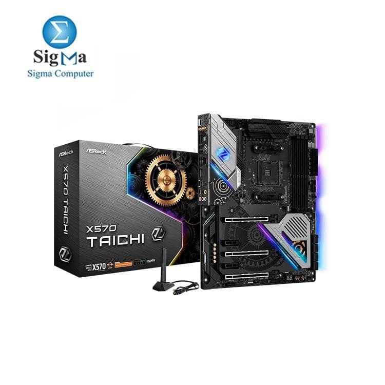 لوحة أم ASRock X570 TAICHI AM4 AMD Premium X570 SATA 6Gb/s ATX AMD RGB