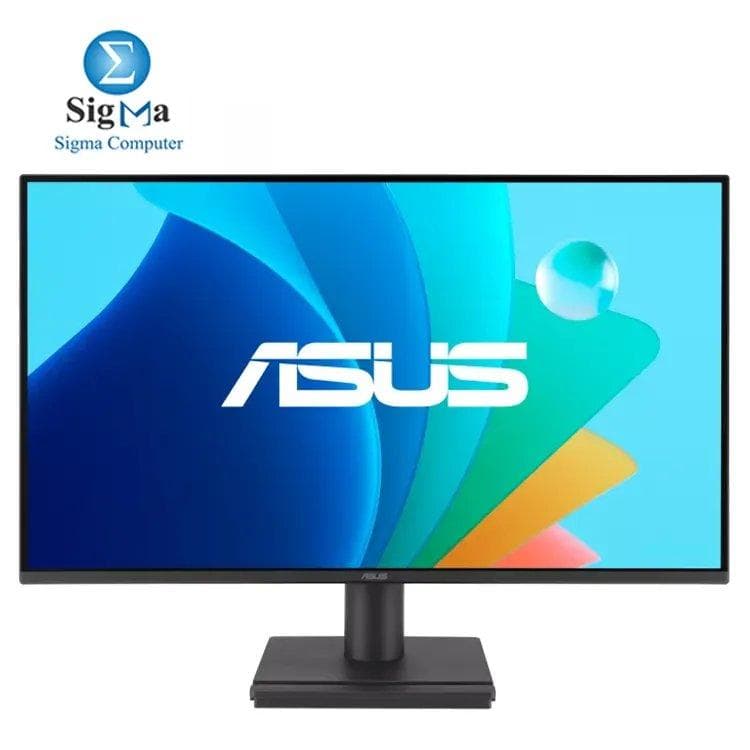 شاشة اسوس VA249HG – 23.8 بوصة IPS Full HD 1920x1080، 120Hz، 1ms MPRT، HDMI و VGA، تقليل الضوء الأزرق، خالية من الوميض، قابلة للتعليق VESA