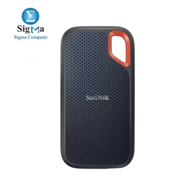 هارد سانديسك Extreme محمول SSD موديل SDSSDE61-8T00-G25 - سعة 8TB، منفذ USB 3.2 Gen 2، سرعة تصل إلى 1000MB/s، مقاوم للماء والأتربة IP65، مقاوم للسقوط حتى 3 متر