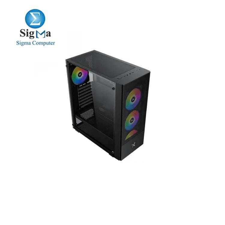 كيسة XIGMATEK HERO II AIR Z مع 4 مراوح وباور سبلاي 500W