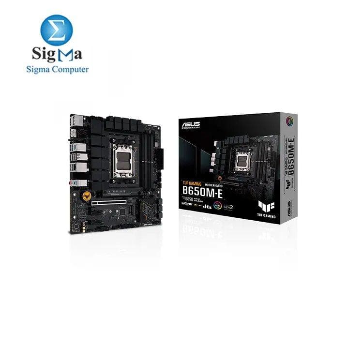 لوحة أم اسوس TUF GAMING B650M-E سوكيت AM5 (LGA 1718) Ryzen 7000 mATX جيمنج