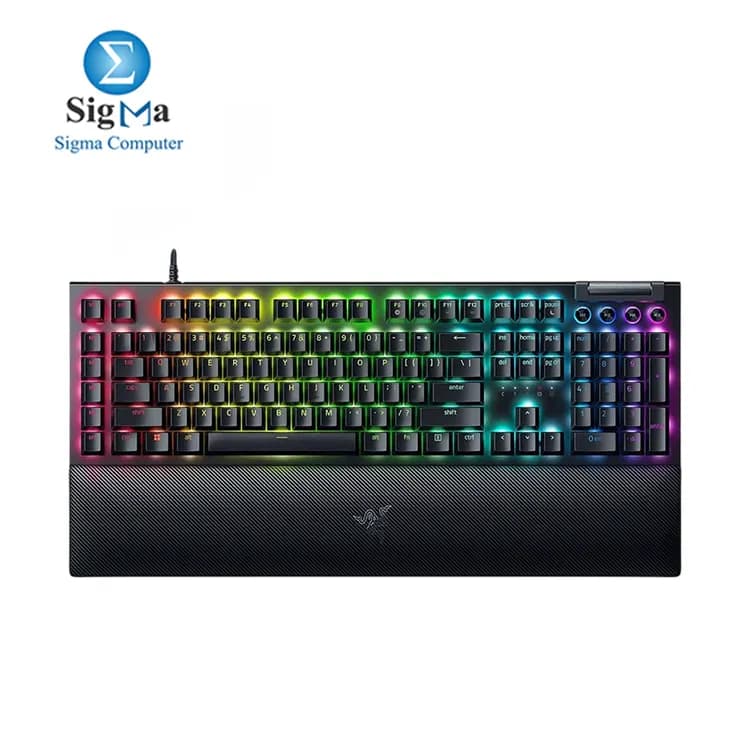 كيبورد ريزر BlackWidow V4 (سويتش أصفر) تخطيط US