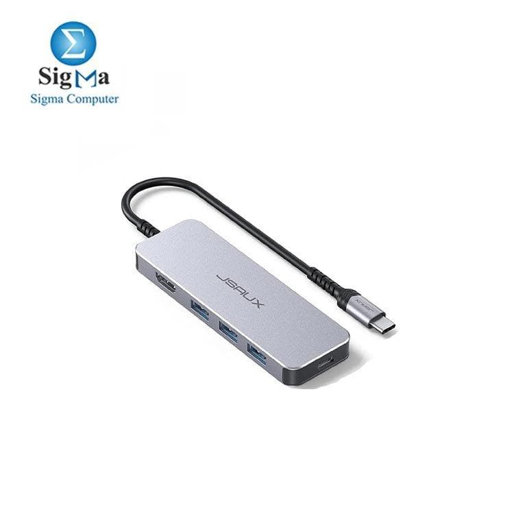محول JSAUX HB0501 متعدد الوظائف 5 في 1 بمنفذ USB-C