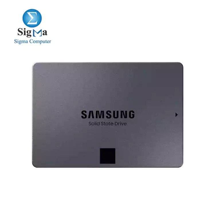 سامسونج 870 QVO هارد SSD داخلي SATA III مقاس 2.5 بوصة سعة 1TB QLC-DRAM سرعة تصل إلى 530/560 MB/s