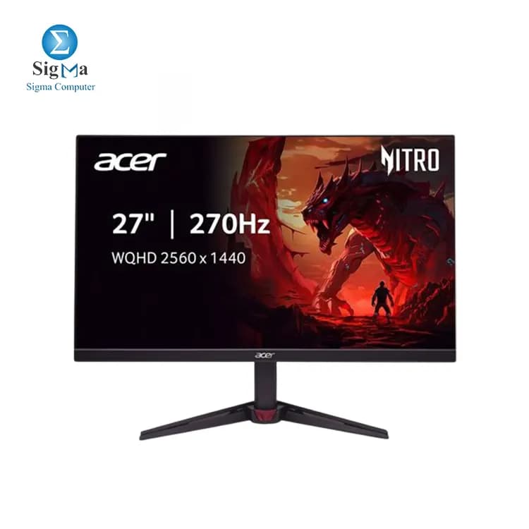 شاشة جيمنج ايسر نيترو VG270U Z1bmiipx مقاس 27 بوصة بدقة WQHD (2560 x 1440) وتردد 270Hz