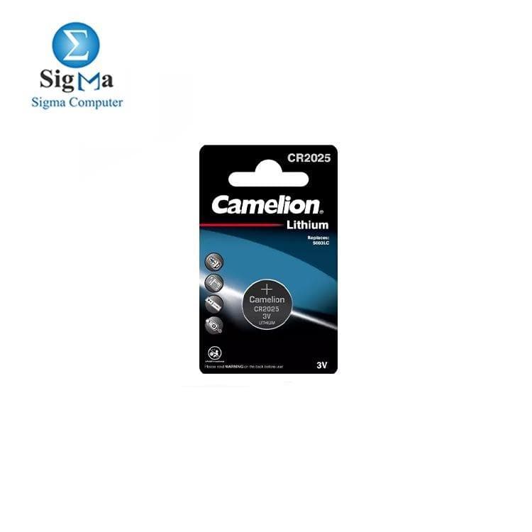 Camelion Battery CR2025-BP1-1PC Lithium Coin Cell