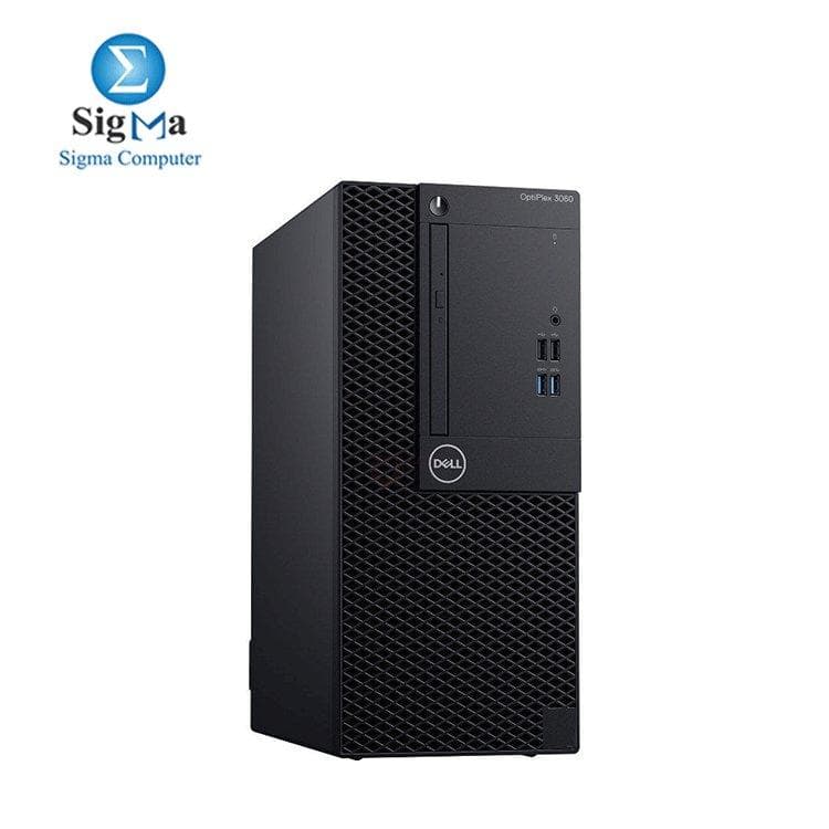 كمبيوتر مكتبي ديل OPTIPLEX 3060 بمعالج I3-8100، رام 4GB، هارد 1TB HDD، كرت شاشة INTEL UHD