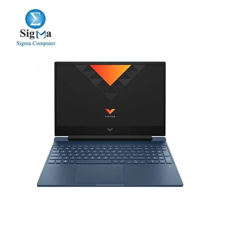 لابتوب اتش بي Victus 16-e1000ne - معالج R5-6600H - رام 16 جيجا DDR5 - هارد 512 جيجا SSD - كرت شاشة RTX 3050 4G - شاشة 16.1 بوصة FHD 60Hz - دوس - أزرق - كيبورد عربي