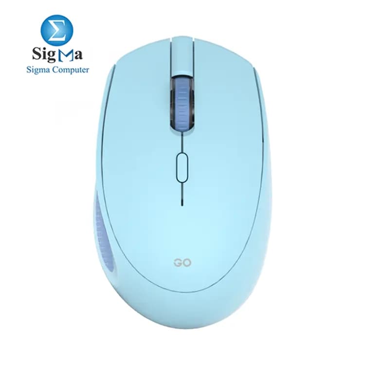 ماوس بصري لاسلكي FANTECH Go W193 أزرق، 800 1600 DPI، 4 أزرار، مدى 10 متر، 59.2 جرام، بطارية 1xAA، متوافق مع Windows و macOS