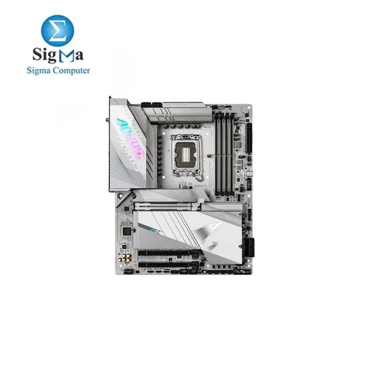 لوحة أم جيجابايت Z790 AORUS PRO X LGA 1700 ATX DDR5 — 5* M.2, PCIe 5.0, USB 3.2 Type-C, Wi-Fi 7, 5GbE LAN, Q-Flash Plus, EZ-Latch Plus