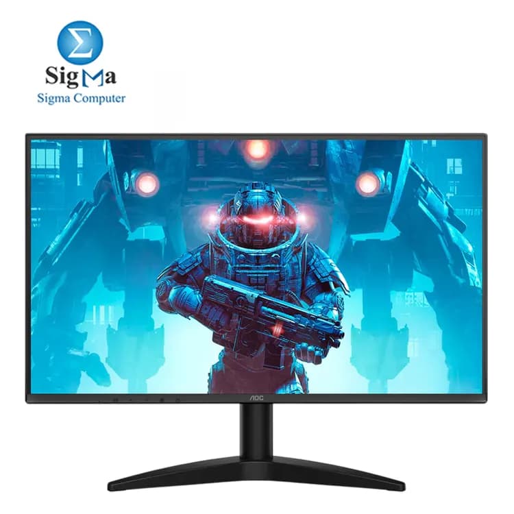 شاشة AOC 24B36X، مقاس 24 بوصة، لوحة IPS، دقة Full HD، تردد 144Hz، زمن استجابة 0.5ms