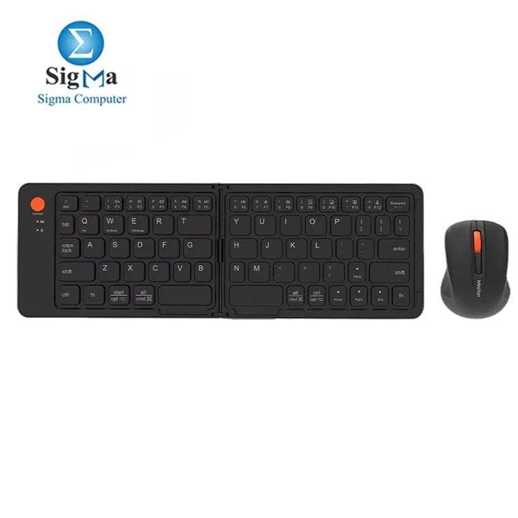 Meetion BTC001 Arabic Bluetooth Foldable Keyboard And Mouse Combo