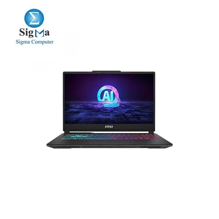 لابتوب ام اس اي Cyborg 15 AI A1V للجيمنج وصناعة المحتوى | محرك ذكاء اصطناعي MSI AI Engine | معالج Intel Core Ultra 7 155H | كرت شاشة GeForce RTX 4060 8GB | رام 16GB DDR5 | هارد 512GB SSD | شاشة 15.6 بوصة FHD 144Hz IPS | ويندوز 11 | كيبورد بإضاءة RGB