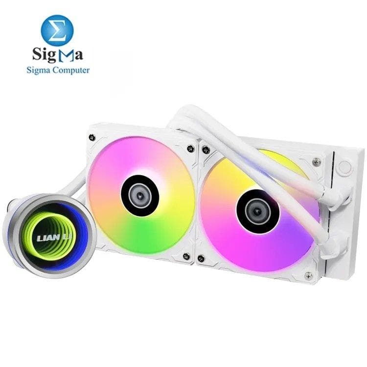 Lian Li Galahad II Trinity 240MM GA2T24W White ARGB AIO Liquid Cooler
