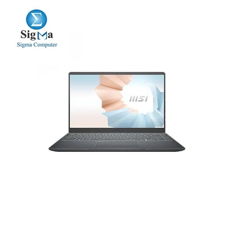 لابتوب ام اس اي Modern 14 B5M-AMD معالج Ryzen 5 5500U-كرت شاشة AMD Radeon™-رام 8GB ddr4 3200-هارد 256GB NVMe-شاشة 14 بوصة