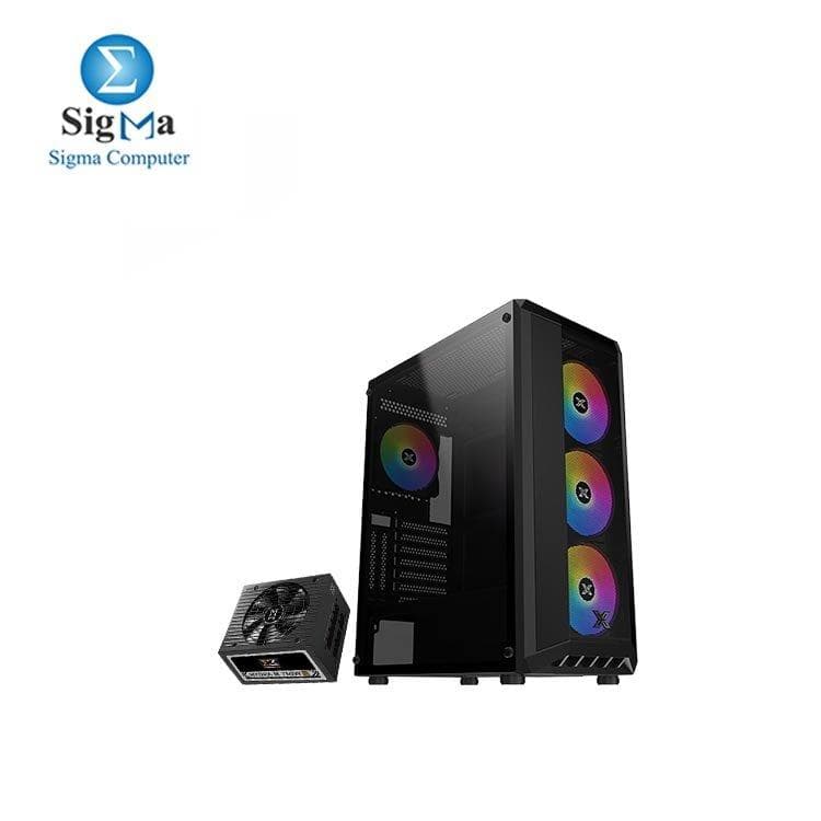 XIGMATEK-MASTER X PRO +POWER 750W 80PLUS-bronz MID TOWER Case