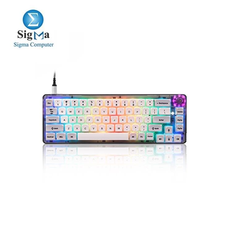 Motospeed CK69 RGB mechanical keyboard Gateron Gpro Linear Red Switch