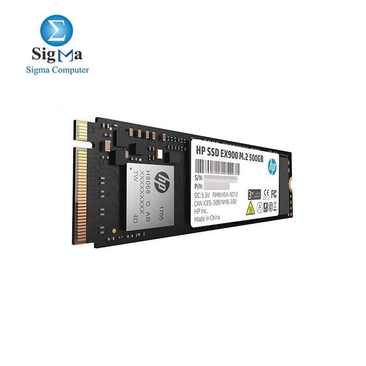 هارد اتش بي EX900 M.2 سعة 500 جيجا PCIe 3.0 X4 NVMe 3D TLC NAND داخلي SSD