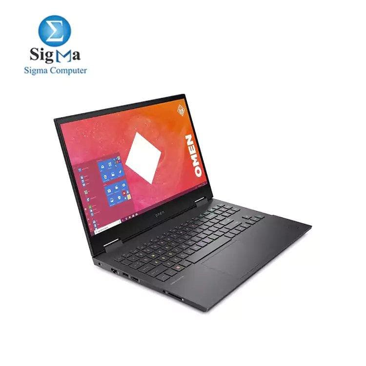 لابتوب اتش بي OMEN 15-en0013dx، معالج AMD Ryzen™ 7 4800H، رام 8GB، هارد 512GB SSD M.2، شاشة 144Hz IPS، كرت شاشة GTX1660 TI 6GB، ويندوز 10، كيبورد إنجليزي