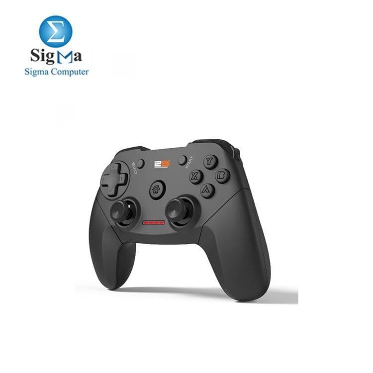 يد تحكم 2B GP076 لاسلكية فردية، تدعم PC و PS3، مع خاصية Turbo واهتزاز مزدوج، هيكل أسود