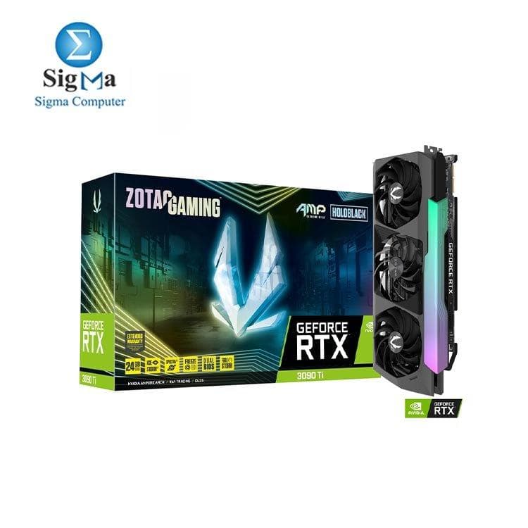 كرت شاشة ZOTAC GAMING GeForce RTX 3090Ti 24G DDR4 AMP Extreme Holo