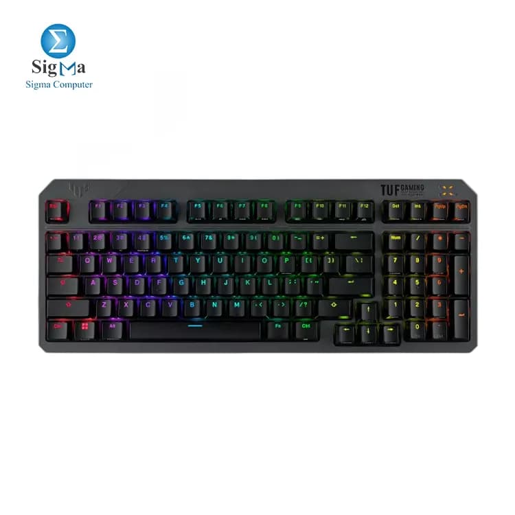 ASUS RA07 TUF Gaming K3 Gen II Compact 97-Key RGB Mechanical Gaming Keyboard – AR/EN (90MP0390-BKCA00)
