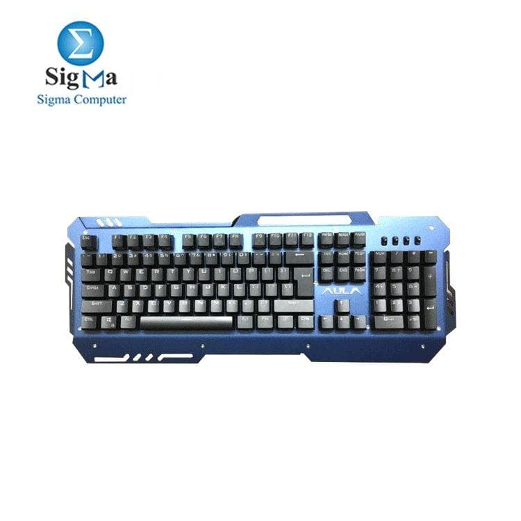 KEYBOARD AULA MECHANCAIL SI-2009S BLUE/BLACK RAINBOW