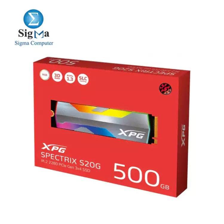 هارد XPG SPECTRIX S20G 500GB PCIe Gen3x4 M.2 2280 SSD