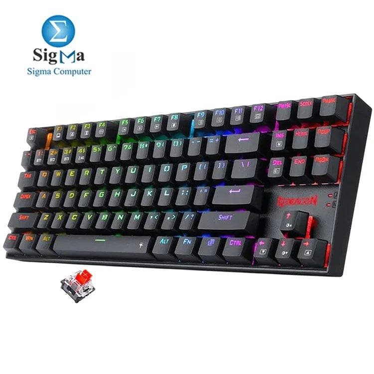 ريدراجون K552P PRO كيبورد ميكانيكي جيمنج لاسلكي بسويتش أحمر وإضاءة RGB