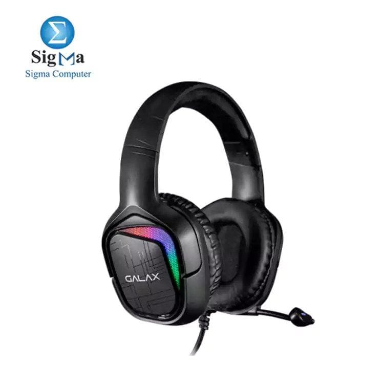 سماعة جيمنج جالكس SONAR (SNR-04) USB 7.1 Channel RGB لون أسود