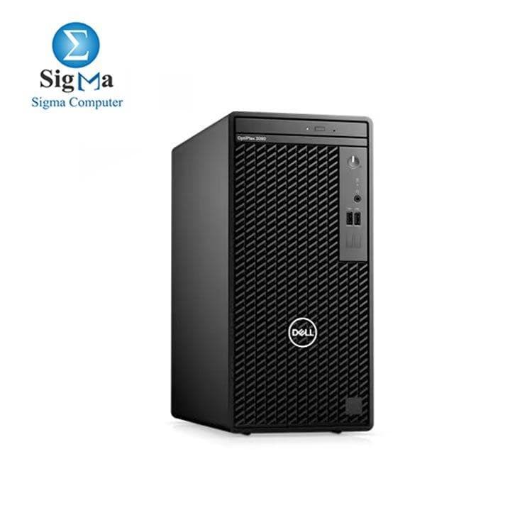 كمبيوتر مكتبي ديل Optiplex 3090 MT بمعالج i5-10505، رام 4GB، هارد 1TB، DVD RW، موديل 3090N-I3-VPN-YNG80