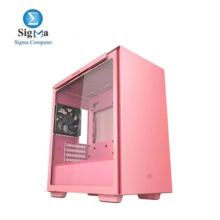 كيسة كمبيوتر DEEPCOOL MACUBE 110 Micro ATX - جيمنج، وردي
