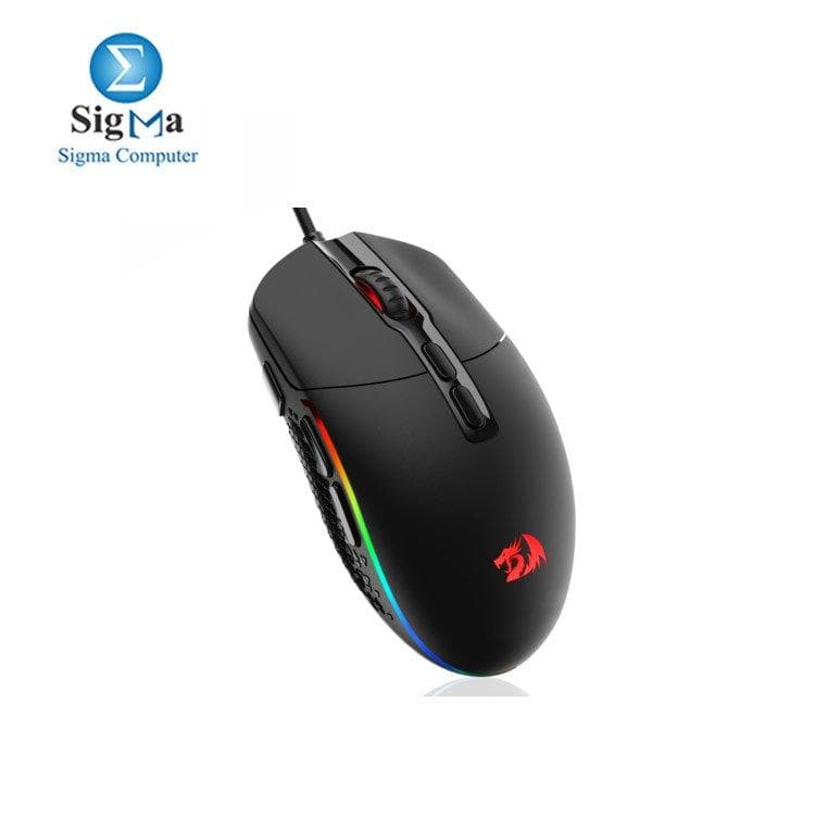 ماوس جيمنج سلكي ضوئي Redragon M719 INVADER بإضاءة RGB و 10000 DPI