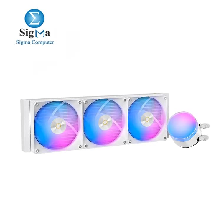 Ocypus Delta L36 ARGB V2 White 360MM AIO Liquid Cooler