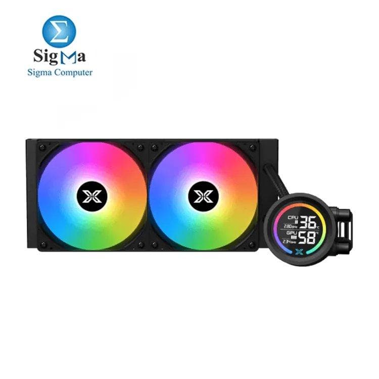 Xigmatek LK 240 Digital Argb Aio Digital Segment LCD Liquid Cpu Cooler