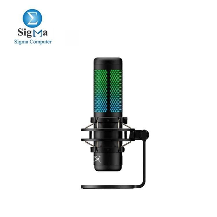 مايكروفون كوندنسر جيمنج HyperX QuadCast S يو اس بي HMIQ1S-XX-RG/G-4P5P7AA