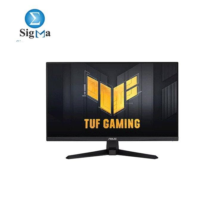 شاشة جيمنج اسوس TUF Gaming VG249QM1A - مقاس 23.8 بوصة (1920x1080)، فاست IPS، كسر سرعة 270Hz، تقليل ضبابية الحركة، 1ms، 99% sRGB، FreeSync Premium، G-Sync متوافق