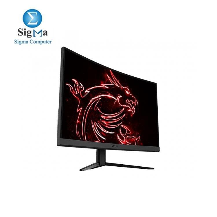 شاشة جيمنج ام اس اي OPTIX G27CQ4 - مقاس 27 بوصة 16:9 WQHD 2560 x 1440 VA 170Hz 1ms 1500R FreeSync Premium DisplayPort HDMI مضادة للوميض وتقليل الضوء الأزرق بدون حواف أسود