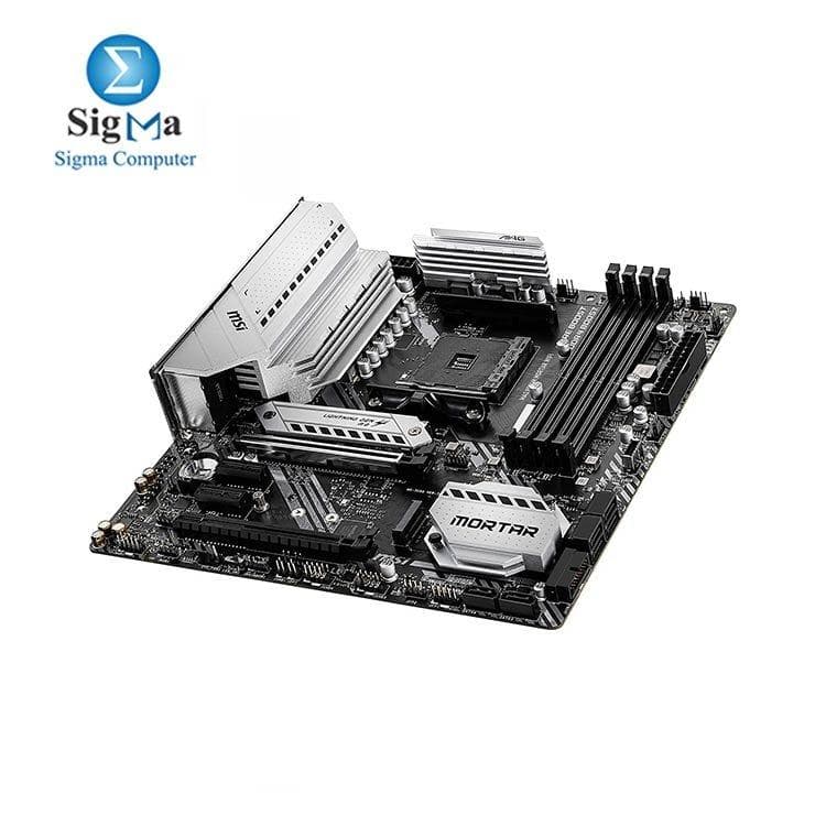 MSI MAG B550M Mortar WiFi Gaming Motherboard (AMD AM4, DDR4, PCIe 4.0)