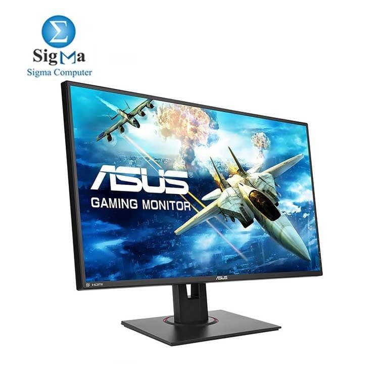 شاشة جيمنج اسوس VG278QF مقاس 27 بوصة LED 1ms - Full HD 1080p، استجابة 1ms، HDMI, DVI
