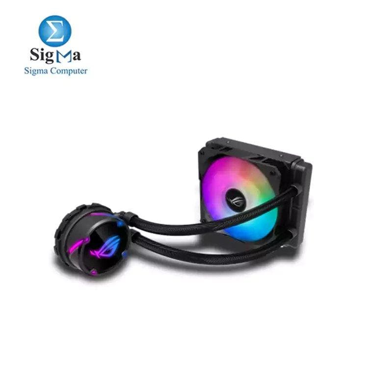 مبرد مائي للمعالج اسوس ROG STRIX LC 120 RGB مع تقنية Aura Sync ومروحة رادياتير 120mm RGB