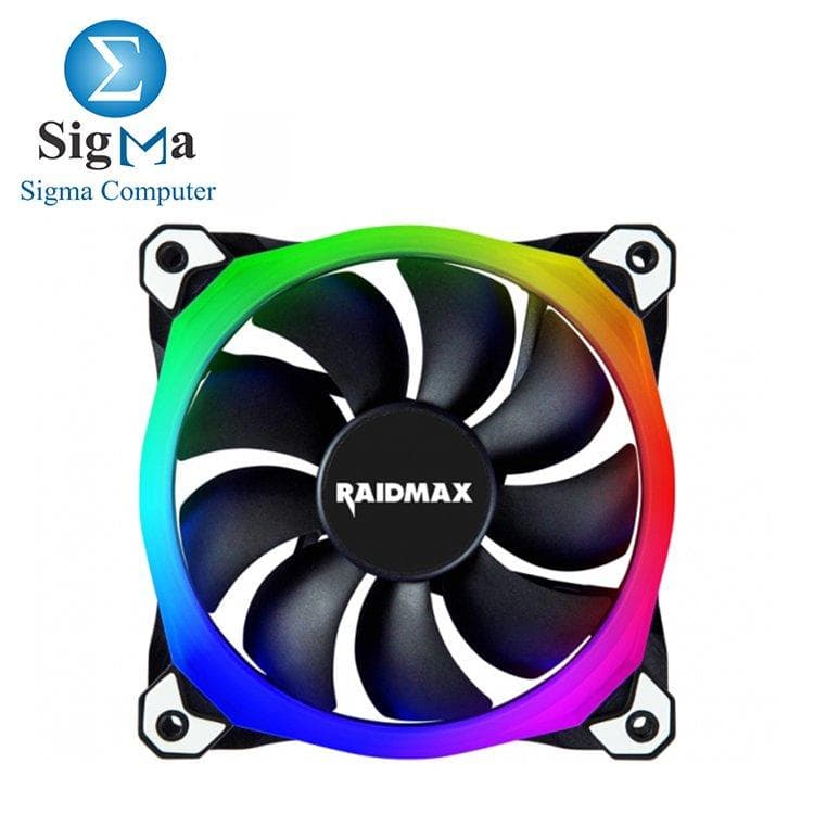 Raidmax RGB Fan NV-R120B 120mm RGB LED Case Fan