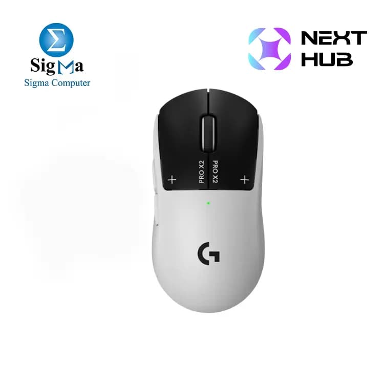 Logitech G PRO X2 SUPERSTRIKE LIGHTSPEED Wireless Gaming Mouse – Ultra-Light (61g), USB-C Charging, PC / Mac / Laptop – White