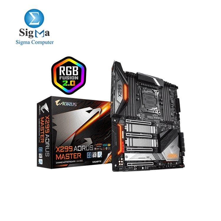 لوحة أم جيجابايت انتل X299 AORUS MASTER